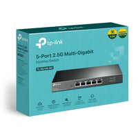 TP-Link TL-SG105-M2 5-Port 2.5G Desktop Switch, Up To 25G Switching Capacity, Connects 2.5G NAS/Server, 2.5G WiFi 6 AP, 4K Video, Wall-Mountable, 5YW - Image 1