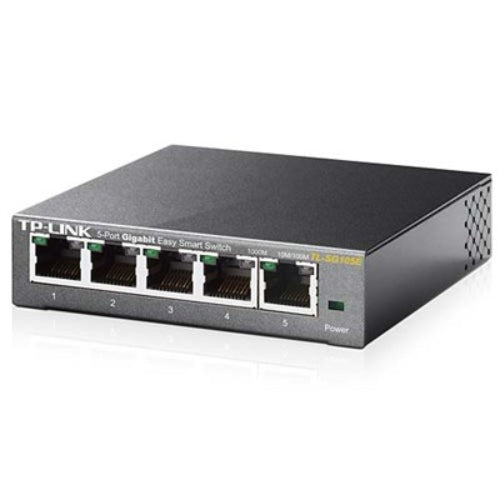 TP-Link TL-SG105E 5-Port Gigabit Desktop Easy Smart Switch, 5 10/100/1000Mbps RJ45 Ports, MTU/Port/Tag-based VLAN, QoS, IGMP Snooping - Image 3