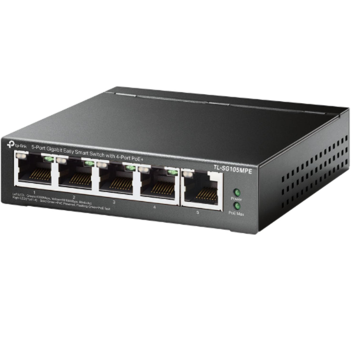 TP-Link TL-SG105MPE 5-Port Gigabit Easy Smart Switch with 4-Port PoE+, PoE Auto Recovery, MTU/Port/Tag-based VLAN, QoS, IGMP Snooping, Web/Utility Man - Image 2