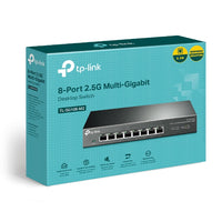 TP-Link TL-SG108-M2 8-Port 2.5G Desktop Switch, Up To 40G Switching Capacity, Connects 2.5G NAS/Server, 2.5G WiFi 6 AP, 4K Video, Wall Mountable, 5YW - Image 1