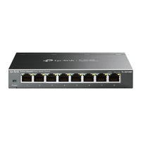 TP-Link TL-SG108E 8-Port Gigabit Easy Smart Switch Provides network monitoring, traffic prioritization and VLAN Web-based user interface Fanless - Image 2