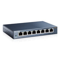 TP-Link TL-SG108 8-Port Gigabit Desktop Switch Steel Case Fanless 11.9Mpps Support 802.1p/DSCP QoS1 and IGMP Snooping Plug & Play - Image 2