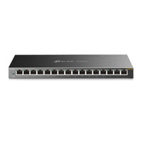 TP-Link TL-SG116E 16-Port Gigabit Unmanaged Pro Switch Desktop/Wall Mounting L2 Features 32xVLAN 32Gbps Capacity 23.81Mpps 8K MAC 4.1Mb Buffer Fanless - Image 2