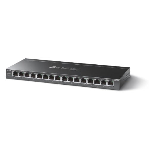 TP-Link TL-SG116P 16-Port Gigabit Desktop Switch with 16-Port PoE+, Up to 250 m, Isolation Mode, PoE Auto Recovery, Plug and Play - Image 2