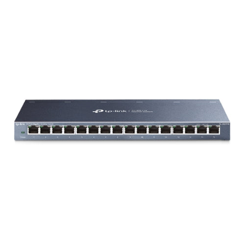 TP-Link TL-SG116 16-Port Gigabit Unmanaged Desktop/Wall Mounting Switch 32Gbps Capacity 23.81Mpps 8K MAC 4.1Mb Buffer Fanless - Image 2