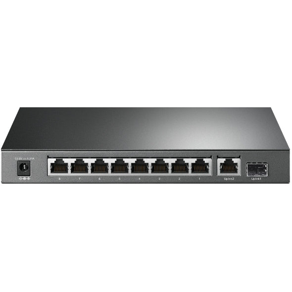 TP-Link TL-SG1210P 10-Port Gigabit Desktop Switch with 8-Port PoE+ IGMP Snooping 1 Gigabit SFP Slot, Fanless - Image 2
