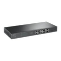 TP-Link TL-SG1218MPE 16-Port Gigabit PoE+ Easy Smart Switch, 16 Gigabit RJ45 Ports, 2 SFP Slots, 802.3at/af, 192W PoE Power, 1U 19-inch Rack-mountable - Image 1