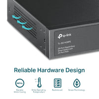 TP-Link TL-SG1428PE 28-Port Gigabit Easy Smart Switch with 24-Port PoE+ 32xVLAN 56Gbps Switching Capacity Rack Mountable - Image 3