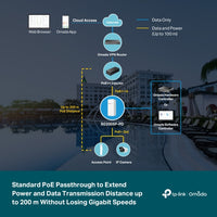 TP-Link SG2005P-PD Omada 5-Port Gigabit Smart Switch with 1x PoE++ In, 4x PoE+ Out, Outdoor Weatherproof, Long Range 200M, Up To 64W POE Budget - Image 3