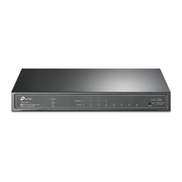 TP-Link SG2008P JetStream 8-Port Gigabit Smart Switch with 4-Port PoE+ Fanless Support Omada SDN, 802.1p CoS/DSCP QOS and IGMP Snooping - Image 1