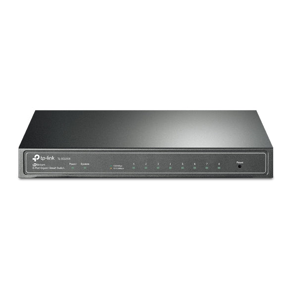 TP-Link SG2008 JetStream 8-Port Gigabit Smart Switch PORT: 8× Gigabit RJ45 Ports: Desktop Steel Case, Static Routing,Omada - Image 4