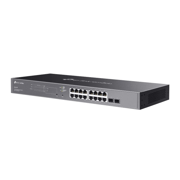 TP-Link SG2218P JetStream 18-Port Gigabit Smart Switch, 16-Port PoE+, Omada SDN, 2x GBit SFP Slots, 150W PoE Budget - Image 3