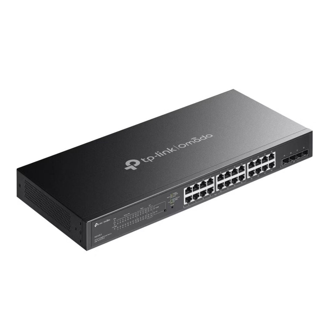 TP-Link SG2428LP Omada 28-Port Gigabit Smart Switch with 16-Port PoE+, 16× Gigabit 802.3af/at PoE+ ports, 8× Gigabit non-PoE RJ45 ports and 4× Gigabit - Image 2