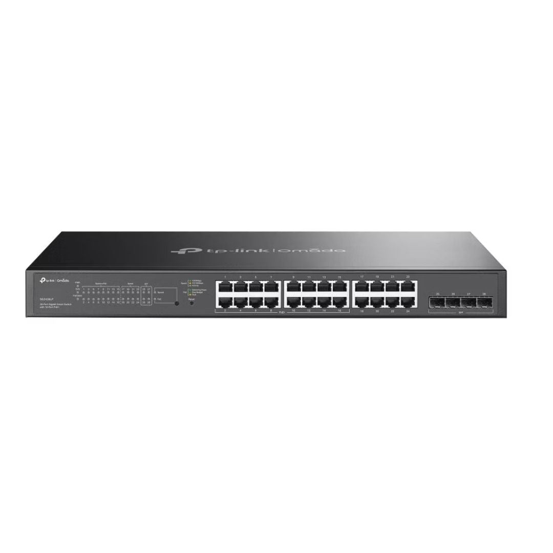 TP-Link SG2428LP Omada 28-Port Gigabit Smart Switch with 16-Port PoE+, 16× Gigabit 802.3af/at PoE+ ports, 8× Gigabit non-PoE RJ45 ports and 4× Gigabit - Image 5