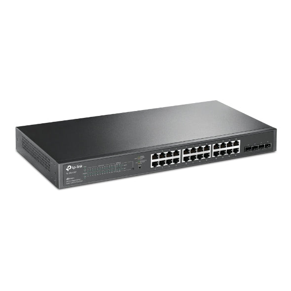 TP-Link SG2428P JetStream 28-Port Gigabit Smart Switch 24-Port PoE+ 4 Gigabit SFP, Omada SDN, 802.1p CoS/DSCP QOS, Rack Mountable - Image 3