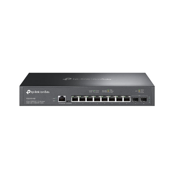 TP-Link SG3210X-M2 Omada 8-Port 2.5GBASE-T L2+ Managed Switch with 2 10GE SFP+ Slots by Omada SDN - Image 2