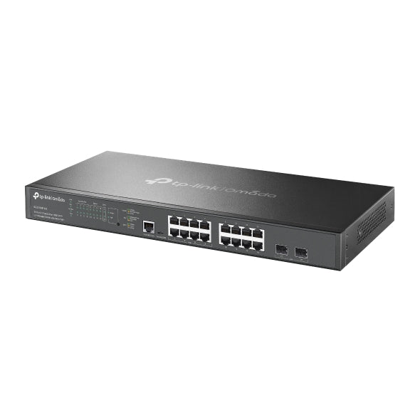 TP-Link SG3218XP-M2, Omada 16-Port 2.5G and 2-Port 10GE SFP+ L2+ Managed Switch with 8-Port PoE+,  Integration with Omada SDN Controller,Static Routin - Image 2