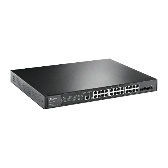 TP-Link SG3428MP Omada 28-Port PoE+ Gigabit L2+ Managed Switch with 4 SFP Slots, Integration with Omada SDN Controller,Static Routing, OAM, 802.1Q VLA - Image 2