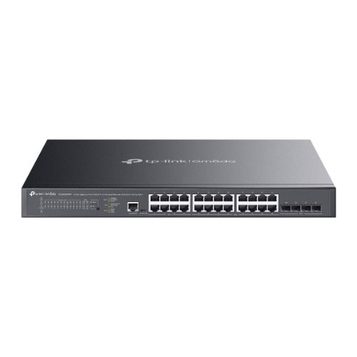 TP-Link SG3428XMPP Omada 24-Port Gigabit and 4-Port 10GE SFP+ L2+ Managed Switch with 16-Port PoE+ & 8-Port PoE++ - Image 5