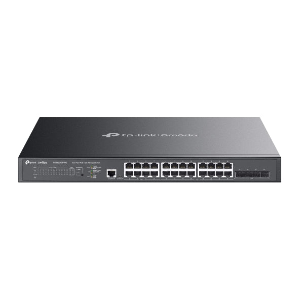 TP-Link SG3428XPP-M2 Omada 24-Port 2.5GBASE-T and 4-Port 10GE SFP+ L2+ Managed Switch with 16-Port PoE+ & 8-Port PoE++ - Image 1