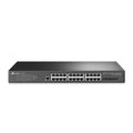 TP-Link SG3428X JetStream 24-Port Gigabit L2+ Managed Switch with 4 10GE SFP+ Slots IGMP Snooping Omada Rack Mountable Fanless - Image 1