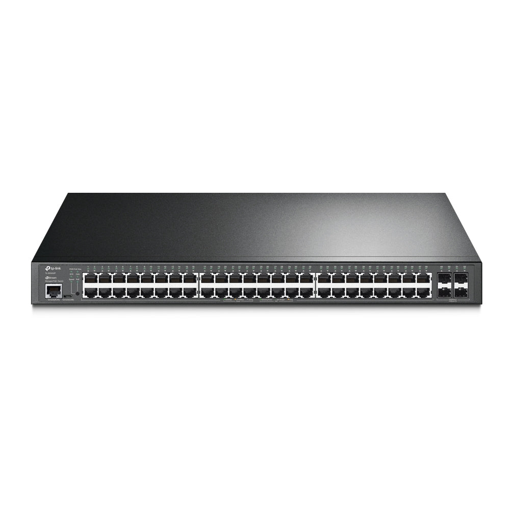 TP-Link SG3452P Omada 52-Port Gigabit L2+ Managed Switch with 48-Port PoE+,  Integration with Omada SDN Controller,Static Routing, 802.1Q VLAN, QinQ - Image 1