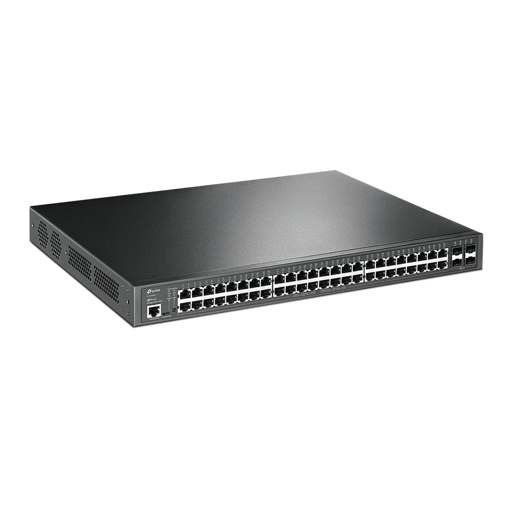 TP-Link SG3452P Omada 52-Port Gigabit L2+ Managed Switch with 48-Port PoE+,  Integration with Omada SDN Controller,Static Routing, 802.1Q VLAN, QinQ - Image 2