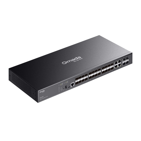 TP-Link SG5428XF Omada Campus 24-Port SFP Stackable Lite L3 Managed Switch with 4× 10G Slots - Image 4