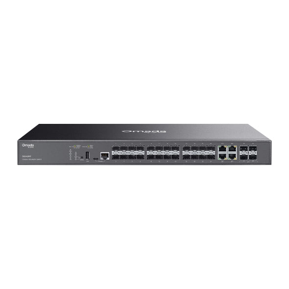 TP-Link SG5428XF Omada Campus 24-Port SFP Stackable Lite L3 Managed Switch with 4× 10G Slots - Image 5