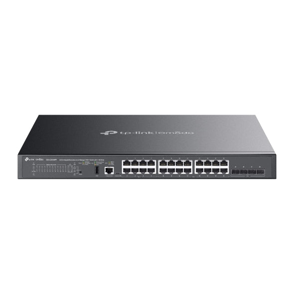 TP-Link SG5428XMPP Omada 24-Port Gigabit Stackable Lite L3 Managed PoE++ Switch with 4× 10G Slots - Image 1