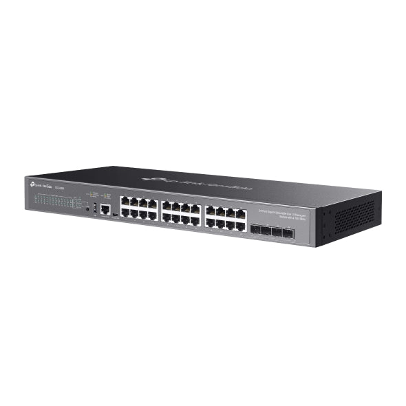 TP-Link SG5428X Omada 24-Port Gigabit Stackable Lite L3 Managed Switch with 4× 10G Slots - Image 3