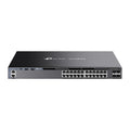 TP-Link SG6428X Omada 24-Port Gigabit Stackable L3 Managed Switch with 4 10GE SFP+ Slots, 24× Gigabit RJ45 Ports, 4× 10G SFP+ Slots, RJ45/Type C USB C - Image 1