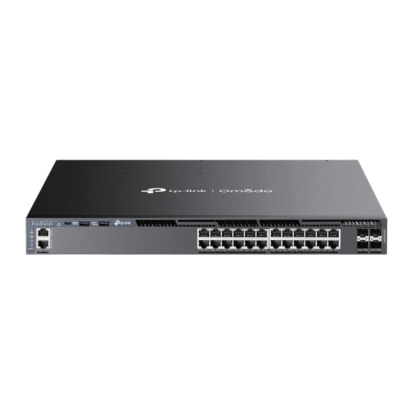 TP-Link SG6428XHP Omada 24-Port Gigabit Stackable L3 Managed PoE+ Switch with 4 10G Slots, Omada 24-PortGigabit Stackable L3 Managed PoE+ Switch with - Image 5