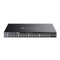 TP-Link SG6654XHP Omada 48-PortGigabit Stackable L3 Managed PoE+ Switch with 6 10GE SFP+ Slot, 48× Gigabit PoE+ RJ45 Ports, 6× 10G SFP+ Slots, RJ45/Ty - Image 1