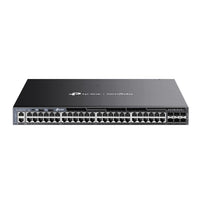 TP-Link SG6654XHP Omada 48-PortGigabit Stackable L3 Managed PoE+ Switch with 6 10GE SFP+ Slot, 48× Gigabit PoE+ RJ45 Ports, 6× 10G SFP+ Slots, RJ45/Ty - Image 5