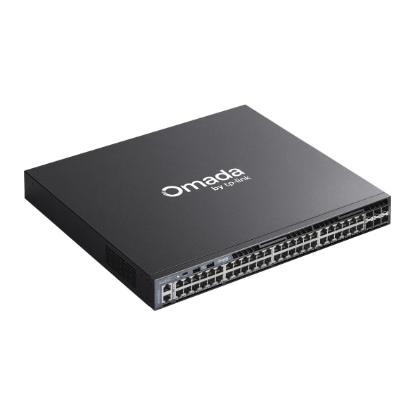 TP-Link SG6654X Omada 48-Port Gigabit Stackable L3 Managed Switch with 6 10GE SFP+ Slots, 48× Gigabit RJ45 Ports, 6× 10G SFP+ Slots, RJ45/Type C USB C - Image 4