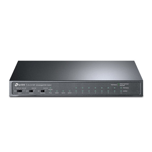 (E)TP-Link TL-SL1311MP 8-Port 10/100Mbps + 3-Port Gigabit Desktop Switch with 8-Port PoE+, Extend Mode for 250m PoE Transmitting, Isolation Mode, PoE - Image 1
