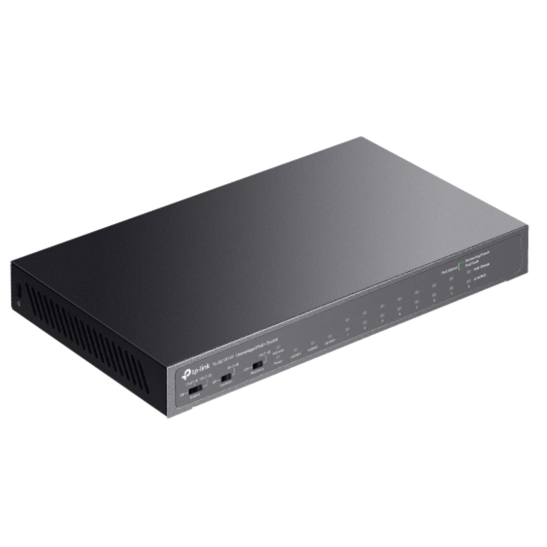 TP-Link TL-SL1311P 8-Port 10/100Mbps + 3-Port Gigabit Desktop Switch with 8-Port PoE+, Extend Mode for 250m PoE Transmitting, Isolation Mode, PoE Aut - Image 3