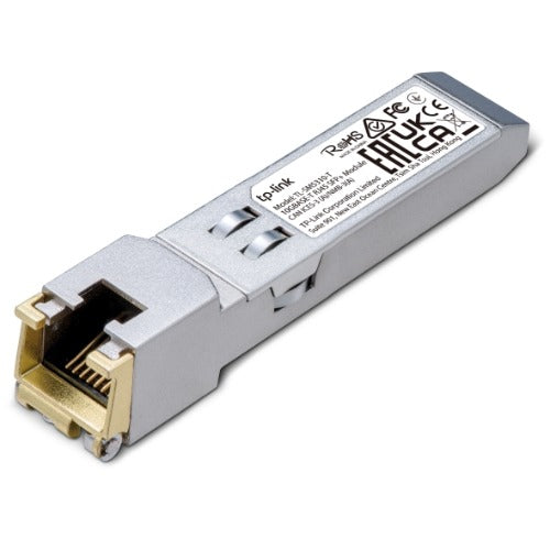 TP-Link TL-SM5310-T 10G BASE-T RJ45 SFP+ Module, Transmit data up to 30m* at 10 Gbps, Support DDM, Support TX Disable function, Metallic EnclosuRR - Image 1