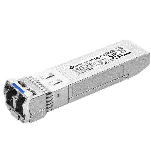 TP-Link SM6110-LR Omada 25GBase-LR SFP28 LC Transceiver, Compatible with switches with 25G ports like SX6632YF; and 10G ports like SG3428X and SG3 - Image 1