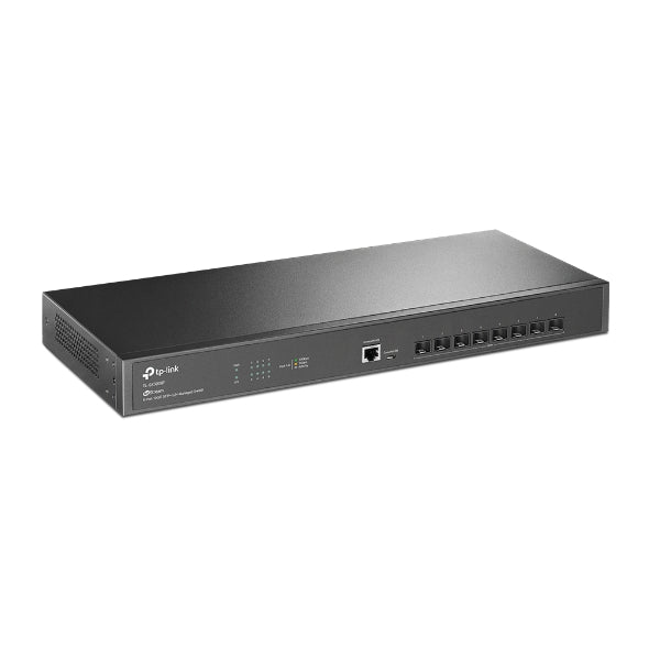 TP-Link SX3008F JetStream 8-Port 10GE SFP+ L2+ Managed Switch, SFP+, Omada SDN, Static Routing, L2/L3/L4 QoS, IGMP snooping, Standalone Management - Image 2