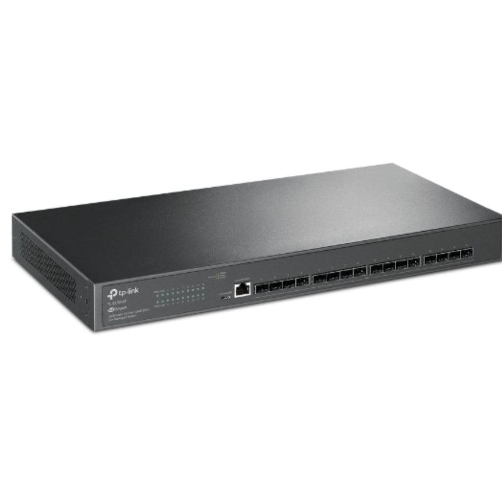 TP-Link SX3016F JetStream 16-Port 10GE SFP+ L2+ Managed Switch, Centralised Cloud, Omada SDN, Remote Management, QoS, IGMP Snooping, Fanless - Image 2