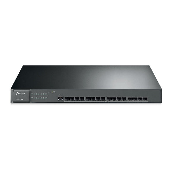 TP-Link SX3016F JetStream 16-Port 10GE SFP+ L2+ Managed Switch, Centralised Cloud, Omada SDN, Remote Management, QoS, IGMP Snooping, Fanless - Image 1