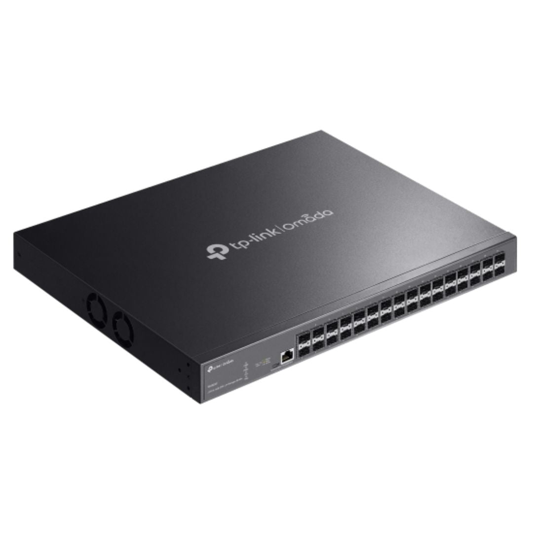 TP-Link SX3032F Omada 32-Port 10GE SFP+ L2+ Managed Switch, 32× 10G SFP+ Slots, RJ45/Micro-USB Console Port - Image 4