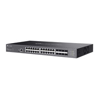 TP-Link SX3832 Omada 24-Port 10GBASE-T L2+ Managed Switch with 8 10GE SFP+ Slots (SX3832)；24× 1/2.5/5/10 Gbps RJ45 ports；8× 1/10 Gbps SFP+ slots; 640 - Image 3