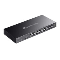 TP-Link SX3832 Omada 24-Port 10GBASE-T L2+ Managed Switch with 8 10GE SFP+ Slots (SX3832)；24× 1/2.5/5/10 Gbps RJ45 ports；8× 1/10 Gbps SFP+ slots; 640 - Image 4