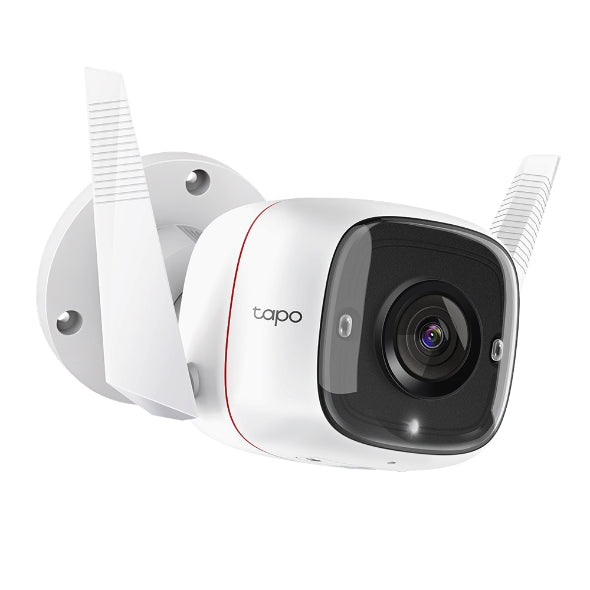 TP-Link TC65 Outdoor Security Wi-Fi Camera Ultra HD Video 3MP Definition, Wired/Wireless, Night Vision, Alarm, Two-Way Audio Microphone, Voice Control - Image 1