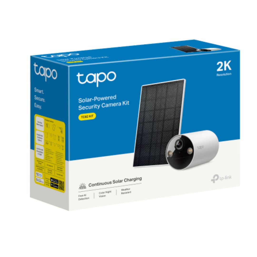 TP-Link TC82 KIT V1.20  Solar-Powered Security Camera Kit, Uninterrupted Power Supply, Flexible Storage Options, Smart Person Detection - Image 4