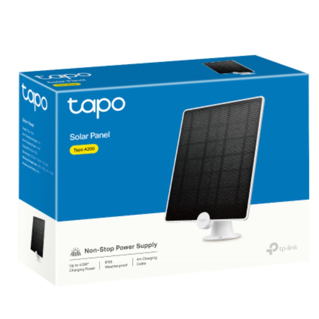 TP-Link Tapo A200 Tapo Solar Panel, Up to 4.5W Charging Power, 4M Charging Cable, 360° Adjustable Mounting Bracket - Image 5