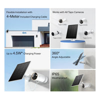 TP-Link Tapo A202 Solar Panel, Works with Tapo Battery Cameras, Flexible Installation - Image 4